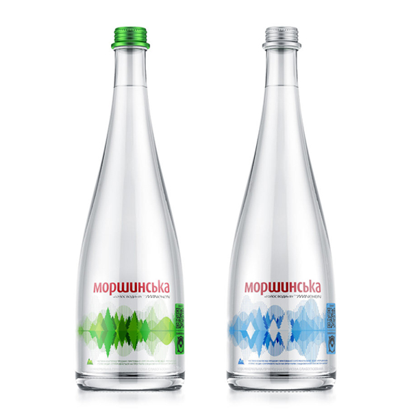 Morshynska水之声矿泉水包装设计