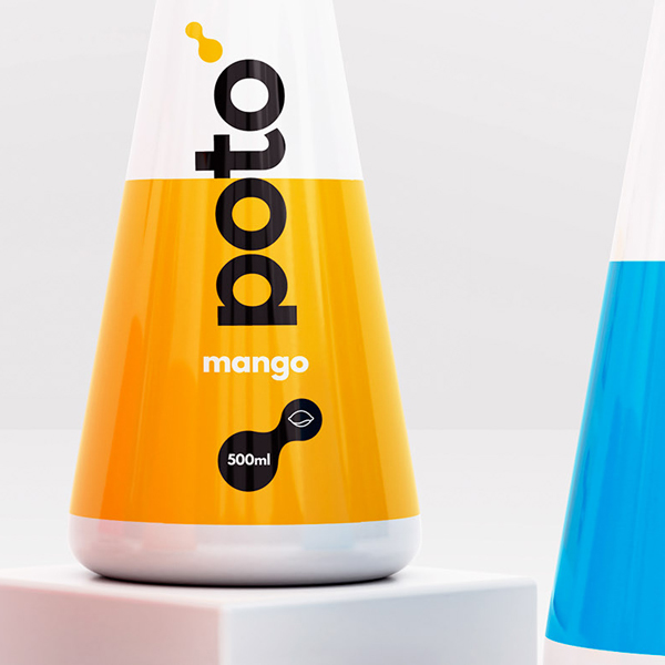 POTO果味矿泉水包装设计