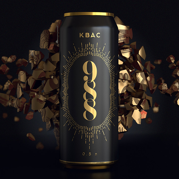 988高端啤酒包装设计