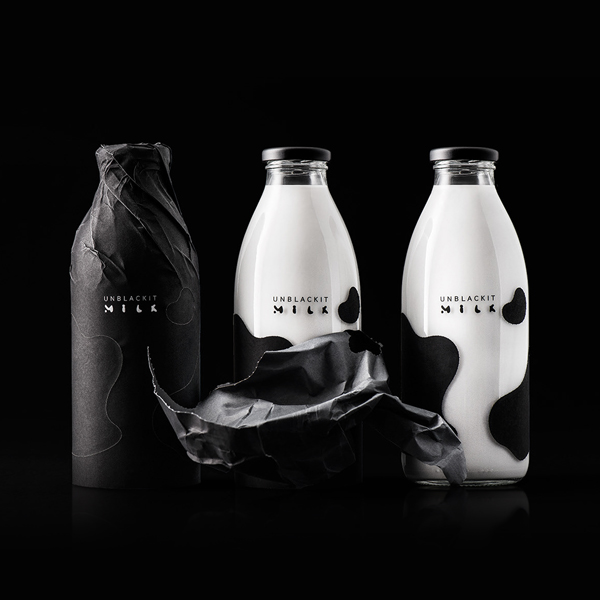UNBLACKIT牛奶包装设计