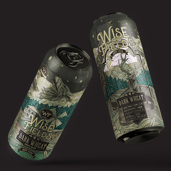 Wise Fields啤酒包装设计