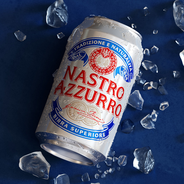Nastro Azzuro 蓝丝带啤酒包装设计